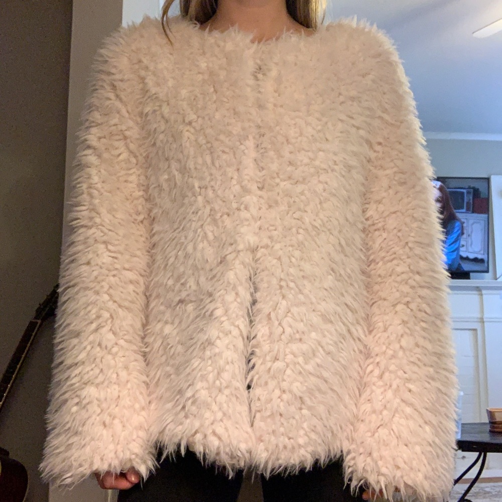 Coco and Carmen Faux Fux jacket